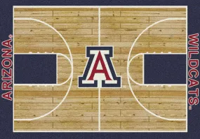 Arizona Wildcats Milliken Basketball Home Court Novelty Area Rug