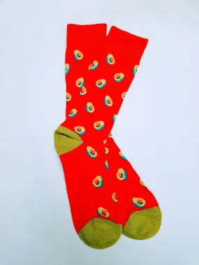 Avocado Pit Crew Socks