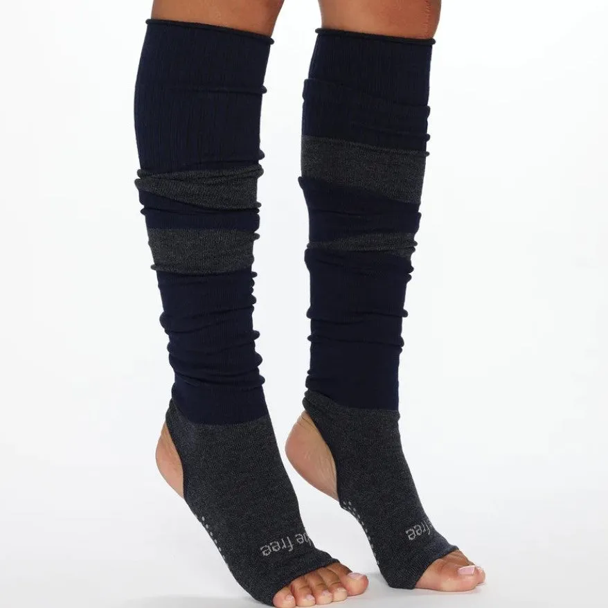 Be Free - Night Stirrup Grip Leg Warmers (Barre / Pilates)