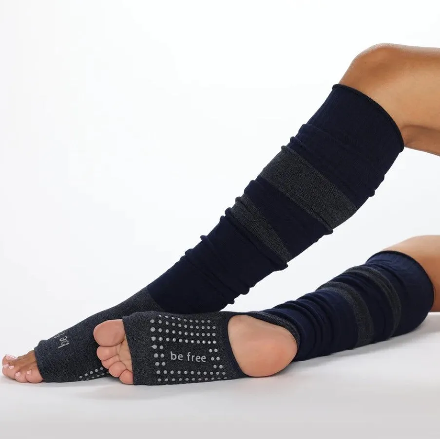 Be Free - Night Stirrup Grip Leg Warmers (Barre / Pilates)