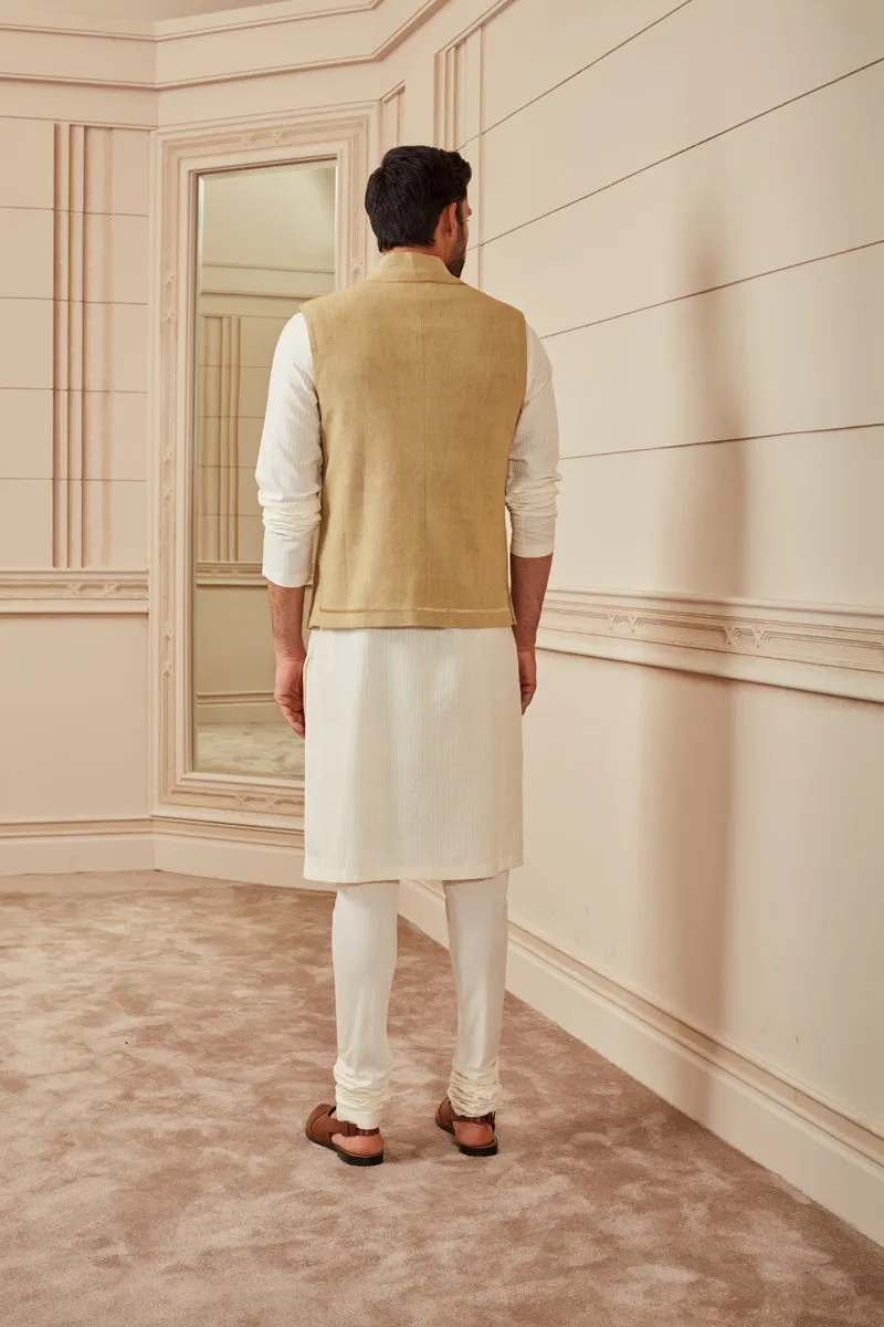 Beige Khadi Bundi