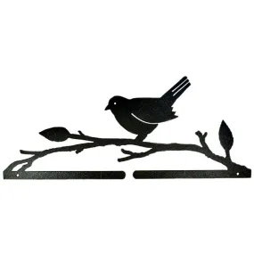 Bird on a Branch Split Bottom Quilt Hanger - 14.5 Charcoal