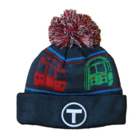 Boston MBTA Pom Pom Hat (KIDS)