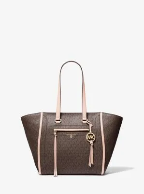 Carine Medium Logo Tote Bag