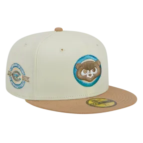 Chicago Cubs City Icon New Era Cream/Tan 59FIFTY Fitted Hat