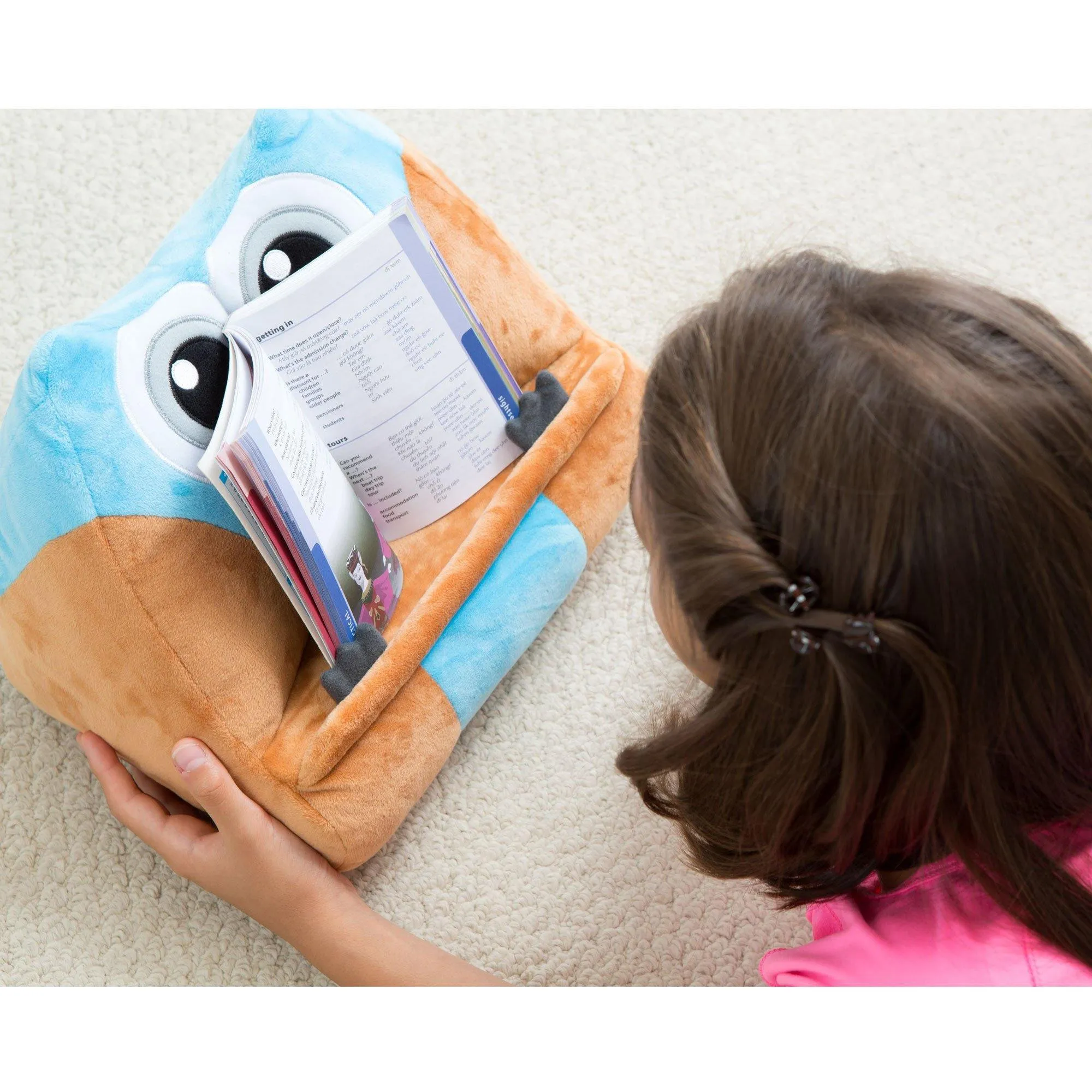 Cuddly Reader iPad, Tablet Stand and Book Holder (Owliver)