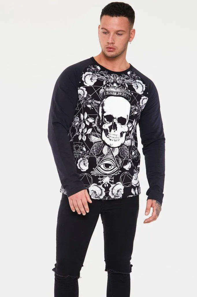 Dark Symbols Long Sleeve Sweatshirt