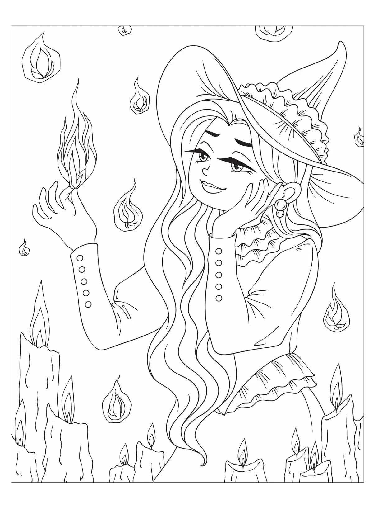 Halloween - Adult Coloring Book: 32 Spooky Seasonal Designs, Scarecrows, Witches, Pumpkins, Skulls, Ghosts, Candy, Spider Webs, Mummies, Cemetery, Candy Apples, Unwind, Relax, Unplug, De-Stress & Draw