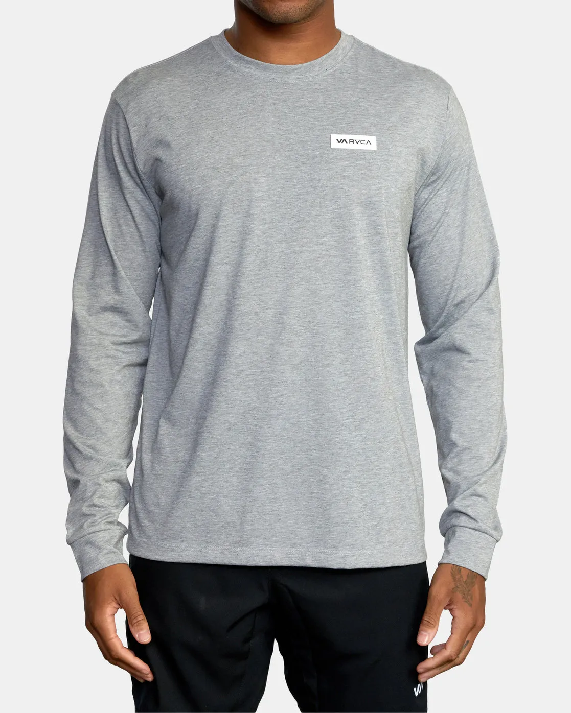 Icon Performance Long Sleeve Tee - Heather Grey