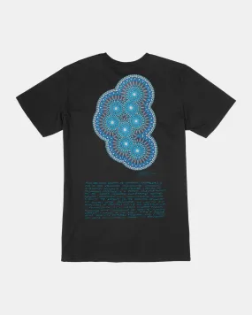 Kelsey Brookes Muscimol Blue Tee - Black