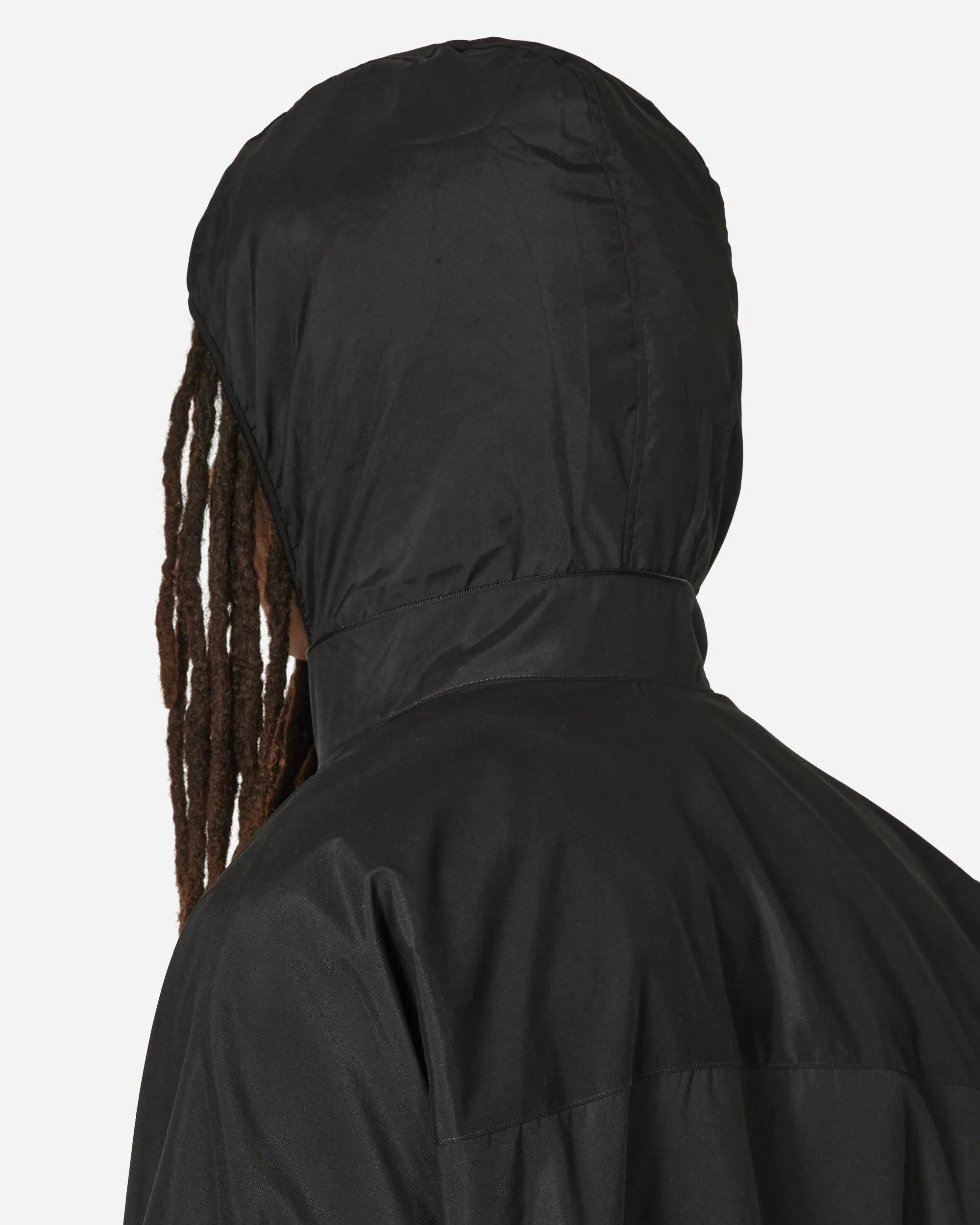 Poly Brushed Taffeta S.B. Jacket Black