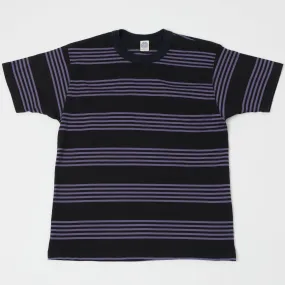 TOYS McCOY Multi Bordered Tee - Purple/Black