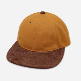 WORK CANVAS/CORD CAP - CAMEL