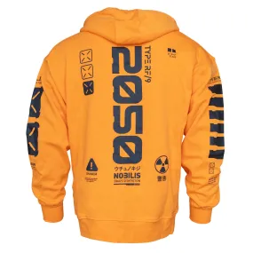 Y-2050 Safety Orange Zip Hoodie